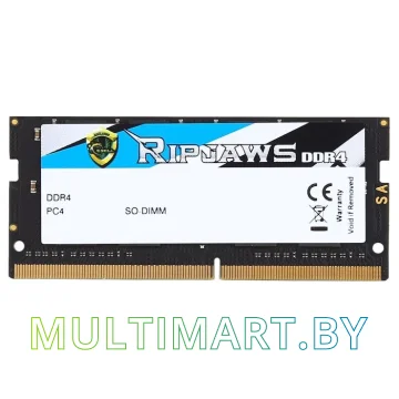 Оперативная память G.SKILL Ripjaws 8GB DDR4 SODIMM PC4-19200 (F4-2400C16S-8GRS) картинка 2